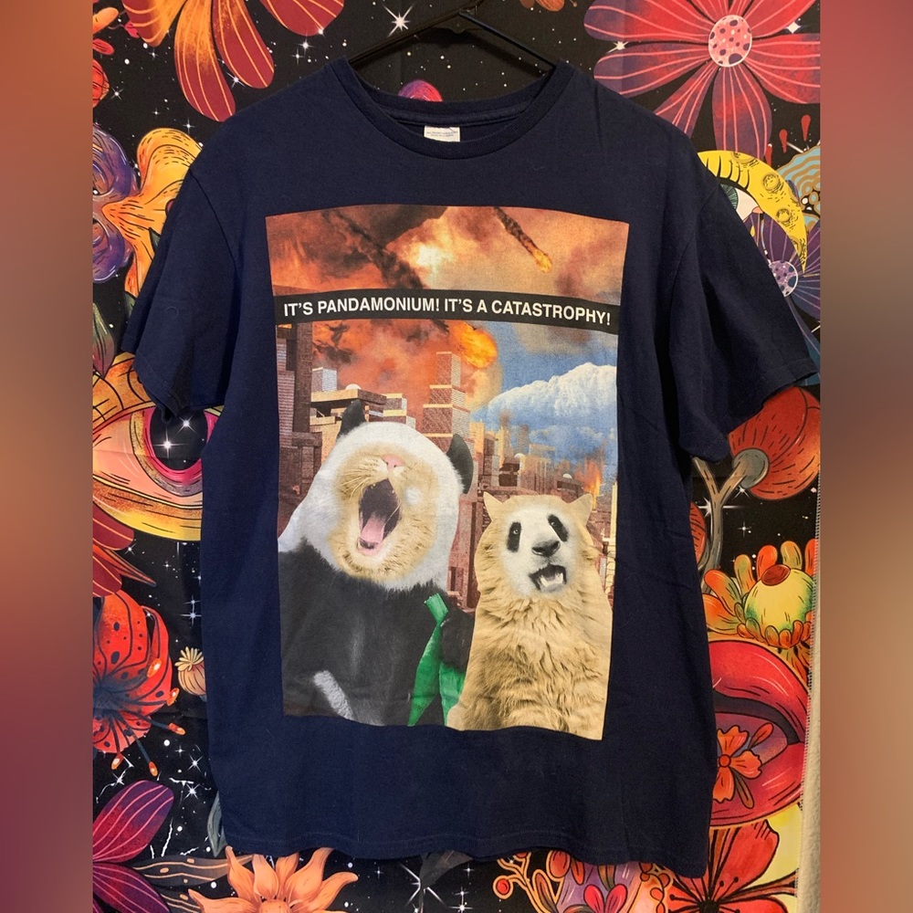 Cat & Panda T-shirt